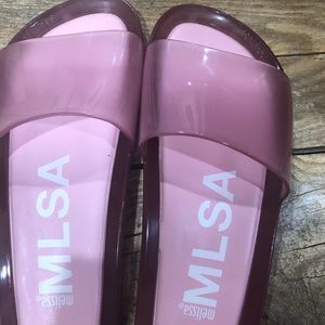 Mini melissa plastic slippers